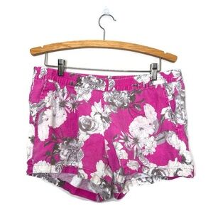 Kut From The Pink Floral Shorts Linen Size 12